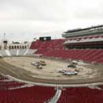 NASCAR LA Coliseum Ground Alapkő letétel