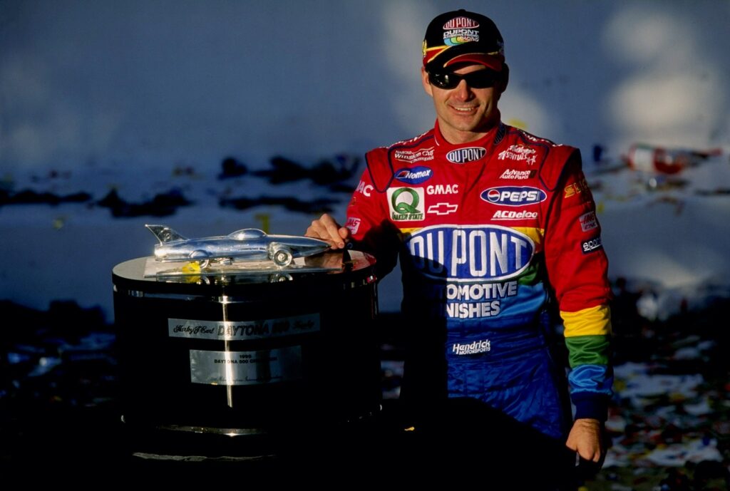 Jeff Gordon az 1999-es Daytona 500 megnyerését követően
