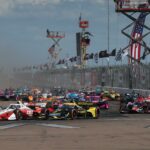 Az IndyCar 2022-es St. Petersburgi versenyének rajtja