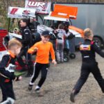 Kyle Busch, Kyle Larson és Clint Bowyer gyerekei szaladgáltak