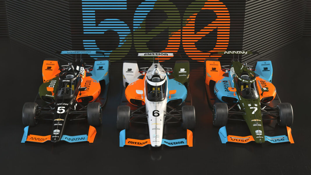 McLaren festés az Indy 500-ra