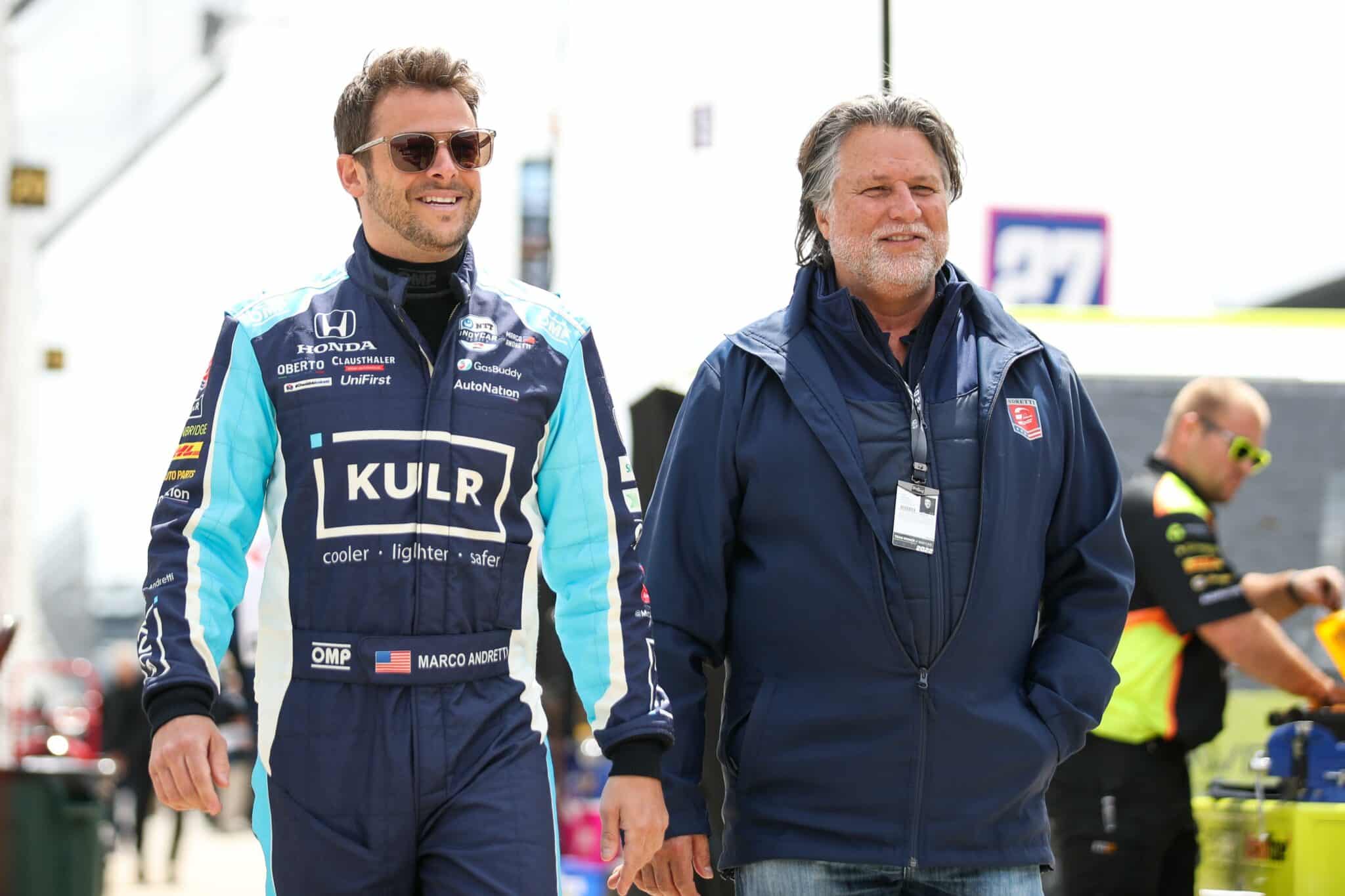 Marco Andretti és Michael Andretti