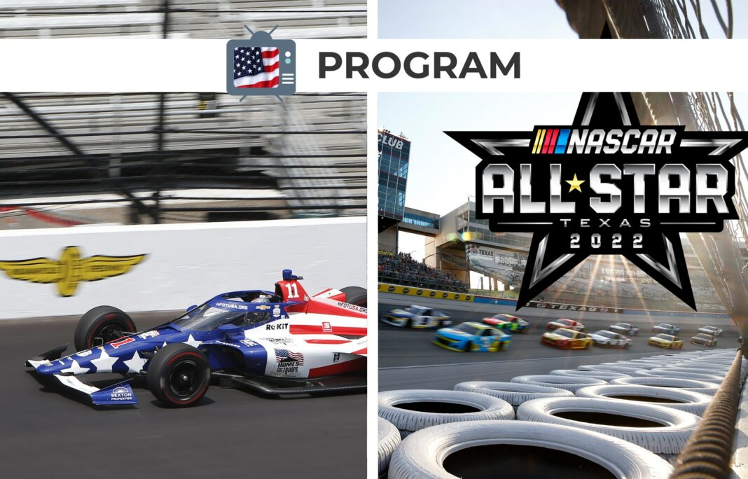 Közvetítés Indy 500, NASCAR All-Star Race