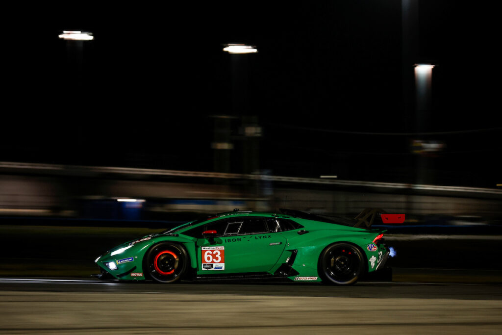 #63: Iron Lynx, Lamborghini Huracan GT3 EVO2, GTD: Andrea Caldarelli