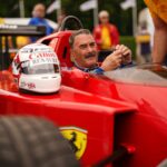 Nigel Mansell egy F1-es Ferrariban