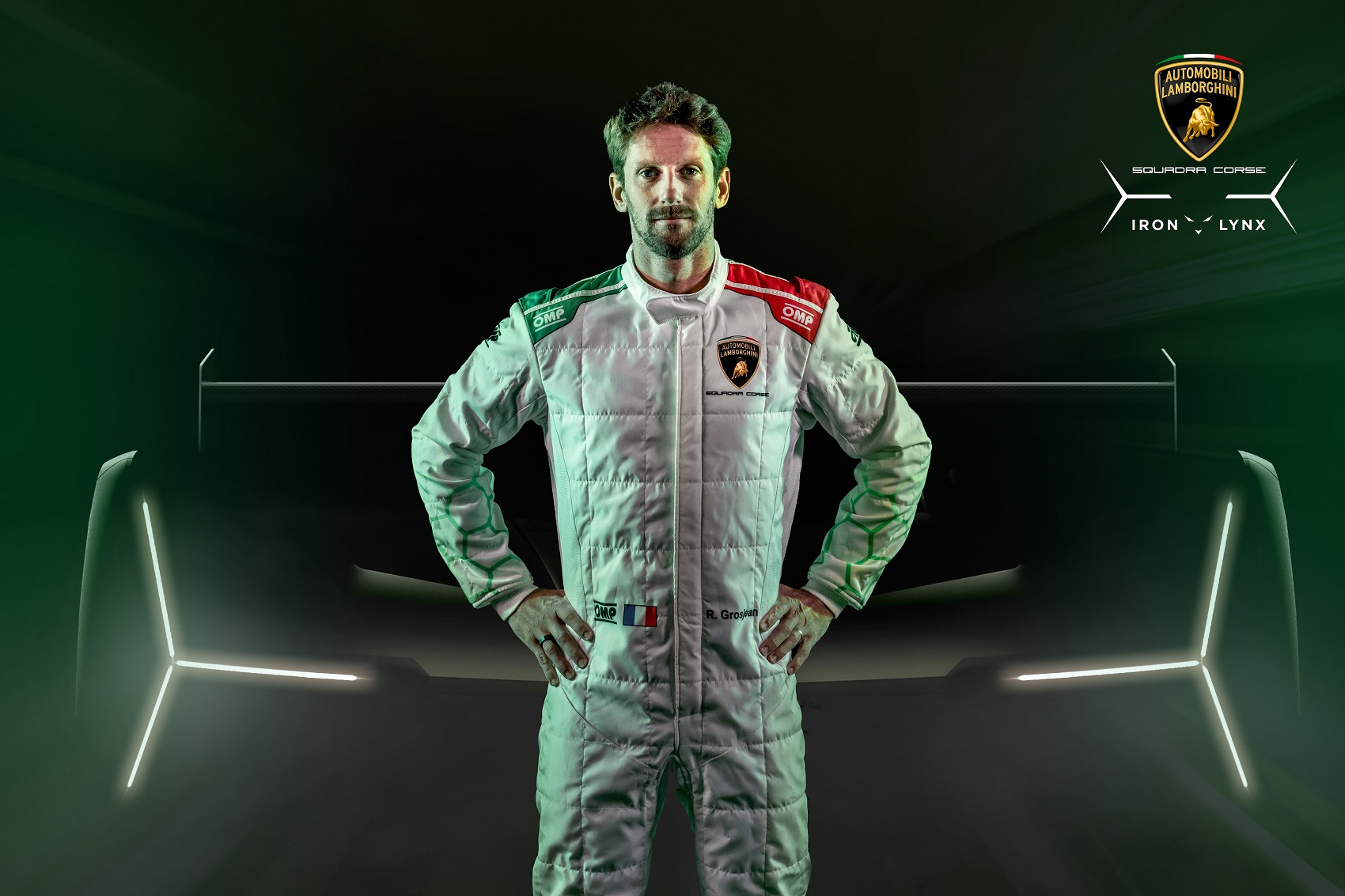 Romain Grosjean, Lamborghini, LMDh, Hypercar, GTP