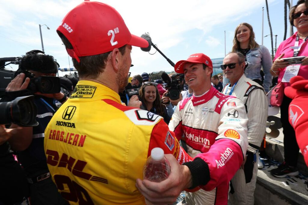Kyle Kirkwood and Romain Grosjean, Andretti Autosport, Indycar