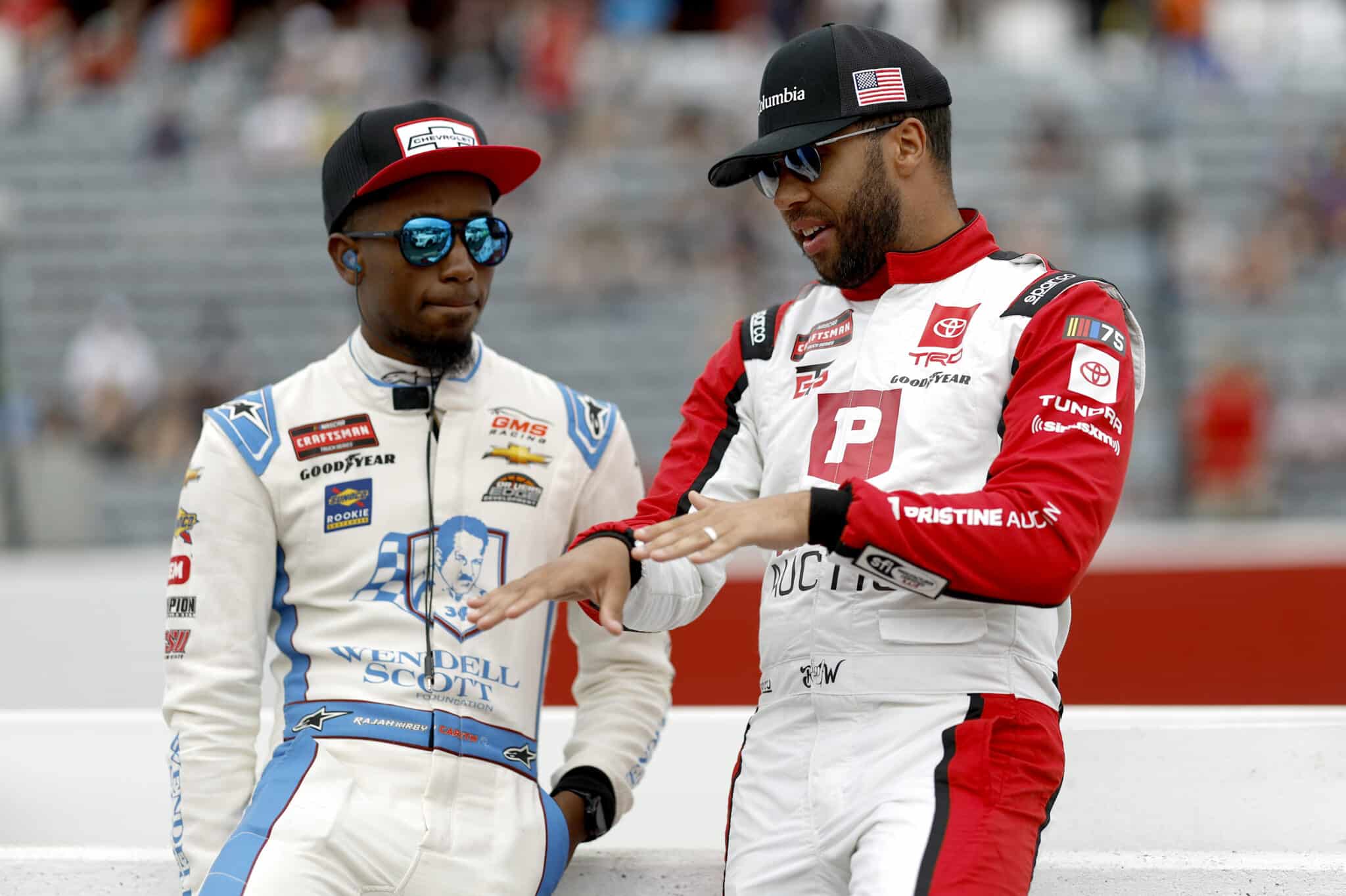 Bubba Wallace & Rajah Caruth, NASCAR Truck Series