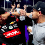 Ricky Stenhouse Jr., Kyle Busch, NASCAR Cup, All-Star Race, North Wilkesboro Speedway, 2024