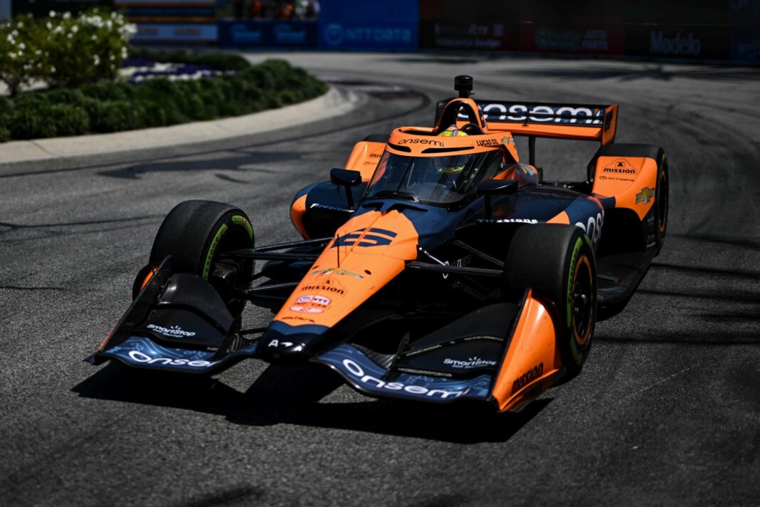 Theo Pourchaire, Long Beach , IndyCar, McLaren, 2024